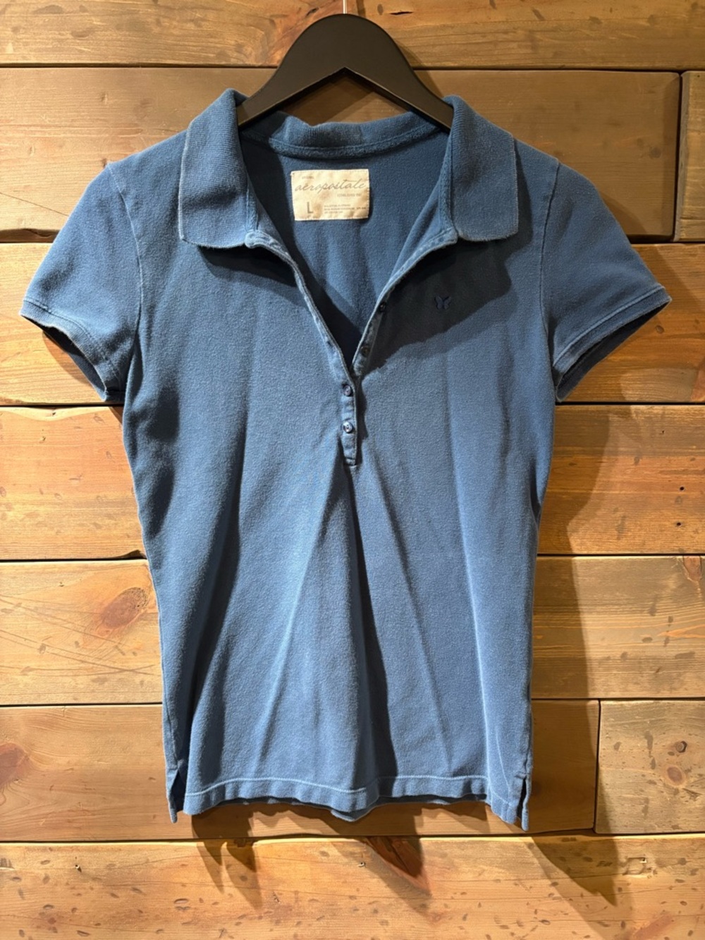 Vintage Aeropostale Blue Polo Tee